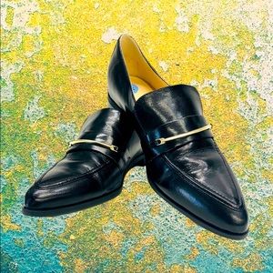 Nine West Black Slip On Flat Point Toe Shoe